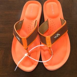 Coach Flip Flops